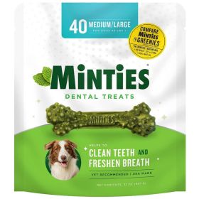 Sergeants Minties Dental Treats for Dogs Medium Large (Option: 40 count)
