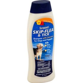 Sergeants Skip (Option: Flea Flea and Tick Shampoo for Dogs Hawaiian Ginger Scent  18 oz)