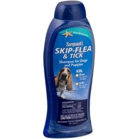 Sergeants Skip (Option: Flea Flea and Tick Shampoo for Dogs Ocean Breeze Scent  18 oz)