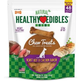 Nylabone Healthy Edibles Wholesome Dog Chews (Option: Variety Pack  Petite (48 count))