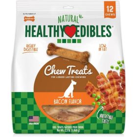 Nylabone Healthy Edibles Wholesome Dog Chews (Option: Bacon Flavor  Wolf (12 Pack))