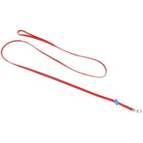 Coastal Pet Nylon Lead (Option: Red  6' Long x 3/8" Wide)