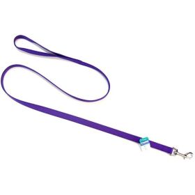 Coastal Pet Nylon Lead (Option: Purple  4' Long x 5/8" Wide)