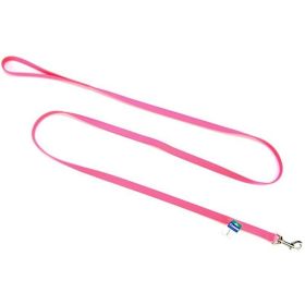 Coastal Pet Nylon Lead (Option: Neon Pink  6' Long x 5/8" Wide)