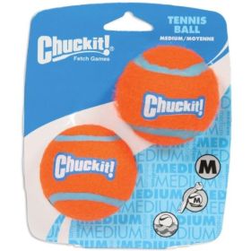 Chuckit Tennis Balls (Option: Medium Balls  2.25" Diameter (2 Pack))