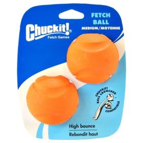 Chuckit Fetch Balls (Option: Medium Ball  2.25" Diameter (2 Pack))