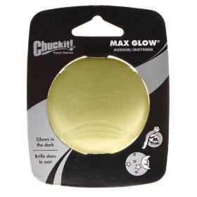 Chuckit Max Glow Ball (Option: Medium Ball  2.25" Diameter (1 Pack))