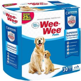 Four Paws Wee Wee Pads Original (Option: 30 Pack (22" Long x 23" Wide))