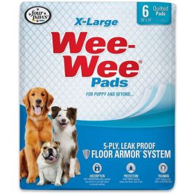 Four Paws X (Option: Large Wee Wee Pads 28" x 34"  6 count)