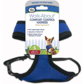 Four Paws Comfort Control Harness (Option: Blue  Small  For Dogs 57 lbs (14")