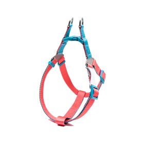 Contrast Color Hand Holding Rope Chest And Back Collar For Going Out (Option: Chest Strap Red And Blue-S)