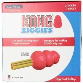 KONG Stuff'n Ziggies (Option: Adult Dogs  Original Recipe (Large  56 oz))