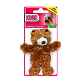 KONG Plush Teddy Bear Dog Toy (Option: XSmall  3.5")