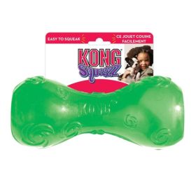 KONG Squeezz Dumbell Dog Toy (Option: Large  (Assorted Colors))