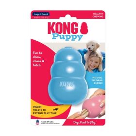 KONG Puppy KONG (Option: Large (6"L x 2.75"W x 9"H))