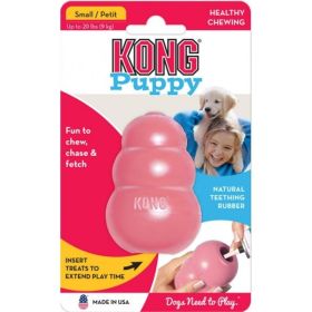 KONG Puppy KONG (Option: Small (4.25"L x 1.62"W x 6.5"H))