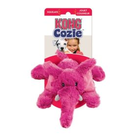 KONG Cozie Plush Toy (Option: Elmer the Elephant  Medium  Elmer The Elephant)