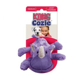 KONG Cozie Plush Toy (Option: Rosie the Rhino  Medium  Rosie The Rhino)