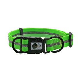 Night Reflective Pet Dog Harness (Option: Green-L)
