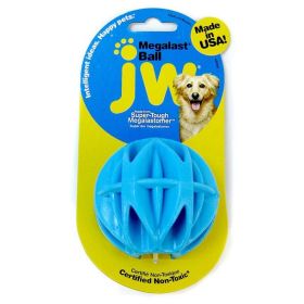 JW Pet Megalast Rubber Dog Toy (Option: Ball  Medium  3" Diameter)
