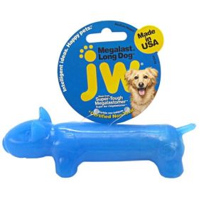 JW Pet Megalast Rubber Dog Toy (Option: Long Dog  Medium  6.5" Long)
