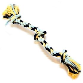 Flossy Chews Colored 3 Knot Tug Rope (Option: Medium  20" Long)