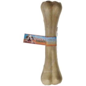 Loving Pets Nature's Choice 100% Natural Rawhide Pressed Bones (Option: 10" Long (1 Bone))