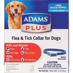 Adams Plus Flea & Tick Collar for Dogs (Option: Large Dogs)