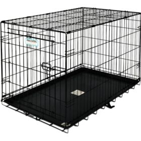 Precision Pet Pro Value by Great Crate (Option: 1 Door Crate  Black  Model 2000 (24"L x 18"W x 19"H) For Dogs up to 25 lbs)