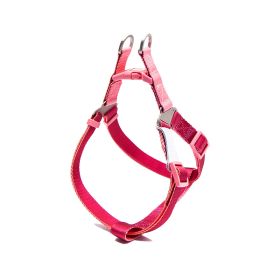 Contrast Color Hand Holding Rope Chest And Back Collar For Going Out (Option: Chest Strap Rose Red-S)