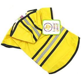 Fashion Pet Rainy Day Dog Slicker (Option: Yellow  Small (10"14" From Neck to Tail))