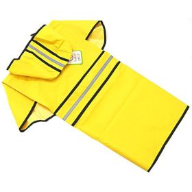 Fashion Pet Rainy Day Dog Slicker (Option: Yellow  XXLarge (29"34" From Neck to Tail))