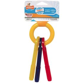 Nylabone Puppy Chew Teething Keys Chew Toy (Option: Small (For Dogs up to 25 lbs))
