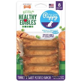 Nylabone Healthy Edibles DHA Omega (Option: 3 Puppy  Turkey & Sweet Potato Flavor  Petite (8 Pack))