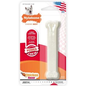 Nylabone Dura Chew Smooth White Dog Bone (Option: Chicken Flavor  Regular (1 Pack))