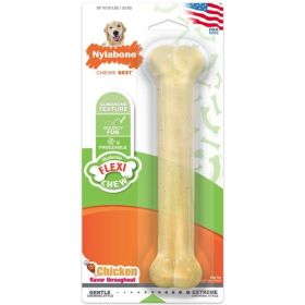 Nylabone Flexi Chew Dog Bone (Option: Chicken Flavor  Giant (1 Pack))