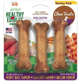 Nylabone Healthy Edibles Wholesome Dog Chews (Option: Variety Pack  Regular (3 Pack))