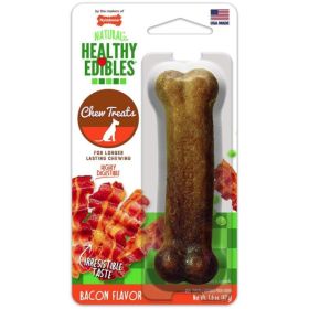 Nylabone Healthy Edibles Wholesome Dog Chews (Option: Bacon Flavor  Regular (1 Pack))