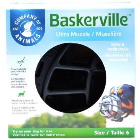 Baskerville Ultra Muzzle for Dogs (Option: Size 6  Dogs 80150 lbs  (Nose Circumference 16"))