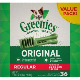 Greenies Regular Dental Dog Treats (Option: 36 count)