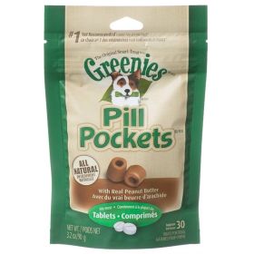 Greenies Pill Pocket Peanut Butter Flavor Dog Treats (Option: Small  30 Treats (Tablets))