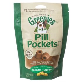 Greenies Pill Pocket Peanut Butter Flavor Dog Treats (Option: Large  30 Treats (Capsules))