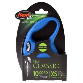 Flexi New Classic Retractable Cord Leash (Option: Blue  XSmall  10' Lead (Pets up to 18 lbs))