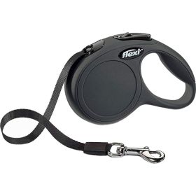 Flexi New Classic Retractable Tape Leash (Option: Black  XSmall  10' Lead (Pets up to 26 lbs))