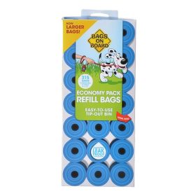 Bags on Board Waste Pick Up Refill Bags (Option: Blue  315 Bags)