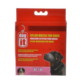 Dog It Nylon Muzzle for Dogs (Option: XLarge  (8.5" Long))