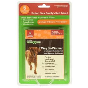 Sentry Worm X Plus (Option: Large Dogs  6 Count)