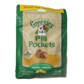 Greenies Pill Pocket Chicken Flavor Dog Treats (Option: Large  60 Treats (Capsules))