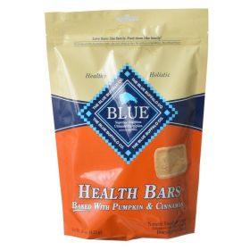Blue Buffalo Health Bars Dog Biscuits (Option: Baked with Pumpkin & Cinnamon  16 oz)