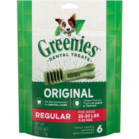 Greenies Regular Dental Dog Treats (Option: 6 count)